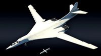 Tu-160 supersonic bomber with Kh-55 missile