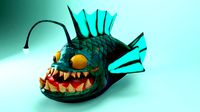 Spike the Angler Fish Animated