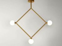 Rhombus 1 Globe Pendant Lamp