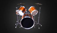 Drum Set 5 Pc Complete Set Cymbals