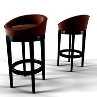 Chair No 7 Uris Swivel Microfiber Bar Stool