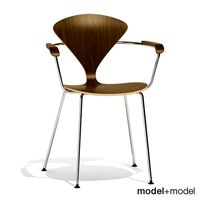 Cherner Metal base chair 3D Model