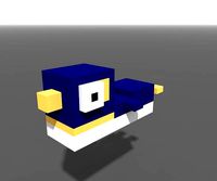 Voxel Slippy Penguin