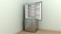 refrigerator cooler electronic kitchen architec decoration