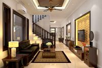 Livingroom and diningroom asian
