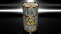 Old Blue Barrel