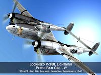 Lockheed P-38 Lightning - Pecks Bad Girl