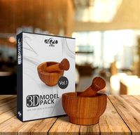 Wooden Mortar and Pestle set