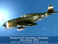 Republic P-47C Thunderbolt - Wela Kahao - QP-B