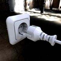 220V Electric Power Plug Socket Europe plus Multiplug Frames