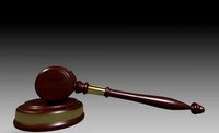 Gavel with base