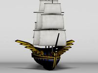 Sailing Ship Avian Head