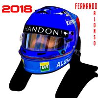 Alonso Helmet 2018
