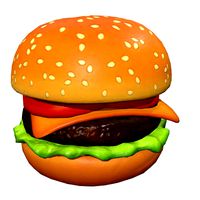Cartoon Cheeseburger