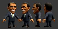Chibii politicians - Obama