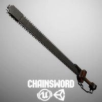 Brutal Chainsword UE4 Unity