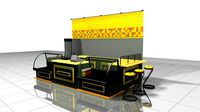 Airport fast food cafe