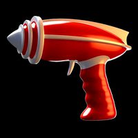 Retro-futuristic Sci-Fi space ray gun - raygun - toy gun