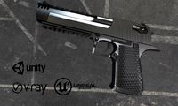 Desert Eagle 50AE low poly