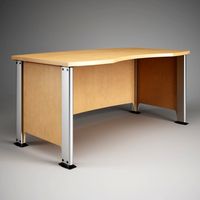 CGAxis Office Desk 06 3D Model