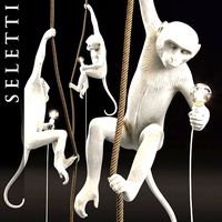The Monkey Lamp Ceiling  Version by Seletti