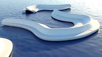 Organic and Futuristic Urban Furniture High Poly