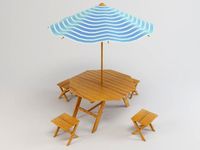Outdoor Furniture 3D Model