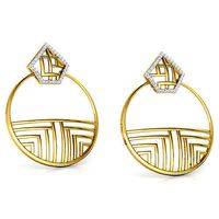 Gita Grid Earring | 3D