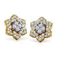 Bellum Flower Stud Earrings | 3D