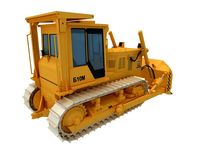 Bulldozer B10 3D Model