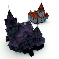 Haunted Manor House for Shade