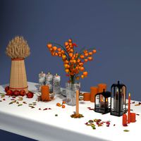 Autumn Decor Bundle 2 - OBJ