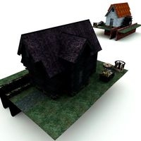 Haunted Watermill for Poser