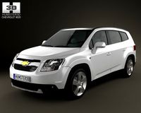 Chevrolet Orlando 2011 2012 3D Model