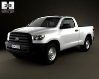 Toyota Tundra Regular Cab 2011 3D Model