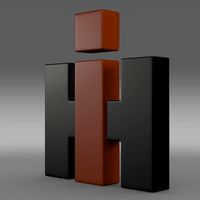 International Harvester Logo 3D Model