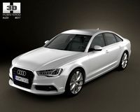 Audi A6 sedan 2012 3D Model