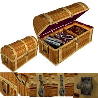 Treasure Chest 3D Model