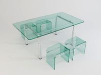 Glass Table 04 3D Model