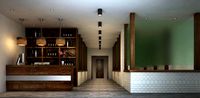 Restaurant Space 028 3D Model