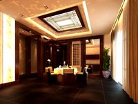 Restaurant Space 065 3D Model