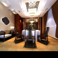 Restaurant Space 152 3D Model