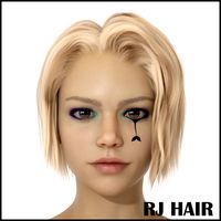 RJ Hair for Genesis 8 Female