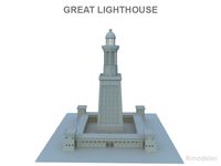 Great Light House of Alexandria 3D Model