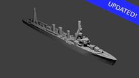 Japanese Kuma Class Cruiser | 3D