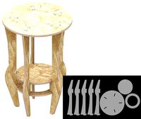 Table DECA for CNC router cut | 3D