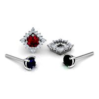 Rhombus Multi-Style Earring | 3D