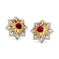 Amer Fountain Earring | 3D