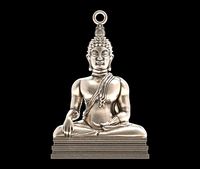 Buddha statue pendant | 3D