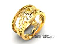 692 Lucky Horse Ring | 3D